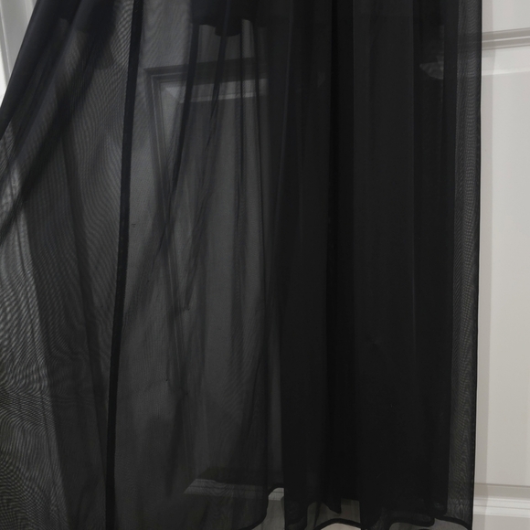 MORGAN & CO Elegant Black Sleeveless Halter Maxi Dress, Evening Gown, Size 5/6 - Picture 6 of 16